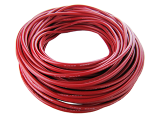 08 Gauge Silicone Wire 1'  Red