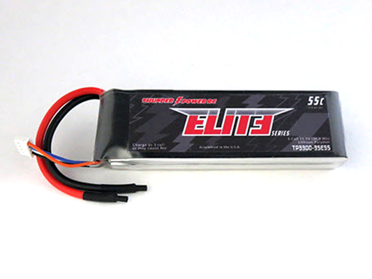 3 Cell 3300mAh 11.1V 55C LiPo