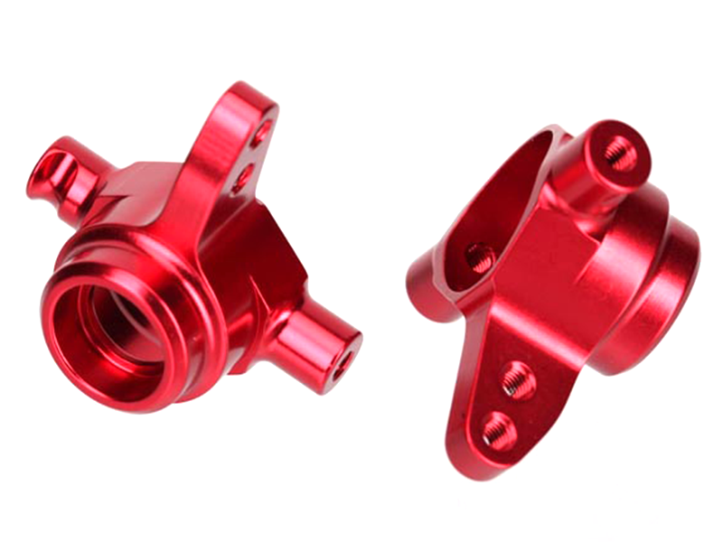 Steering Blocks, Left & Right, Red: Rustler, Slash, Stampede, VXL: 6837R