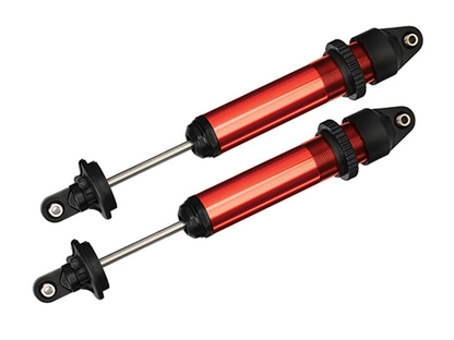 Shocks, GTX, aluminum (Redanodized) (w/o springs)(2): 7761R