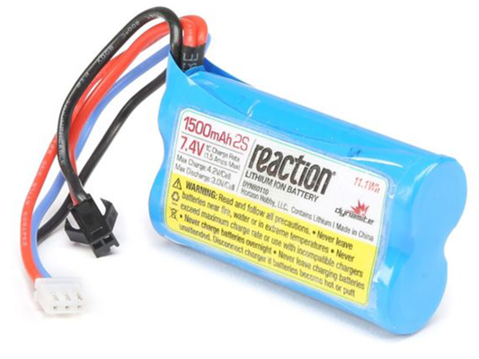 2 Cell 1500mAh 7.4V  LiIon: Jet Jam Pool Racer