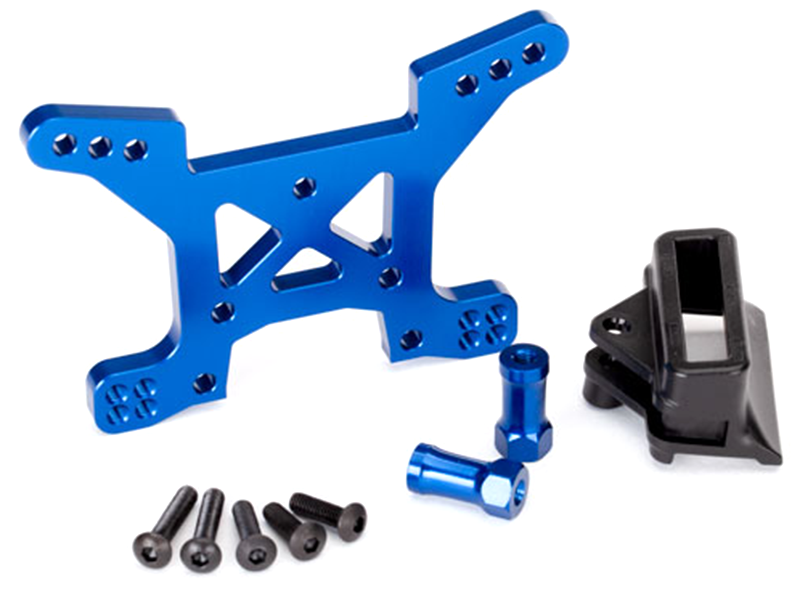 Blue Aluminum Front Shock Tower: 6739X