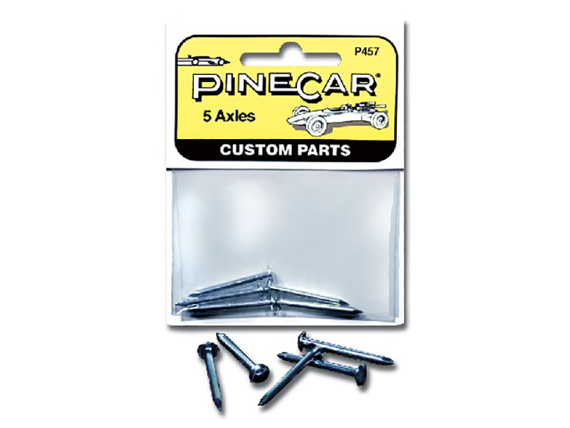 Pine Car Derby Speed Accessories, Axles 5/Pk