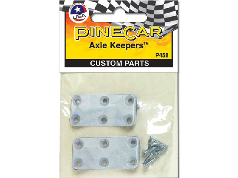 Pine Car Axle Keepers