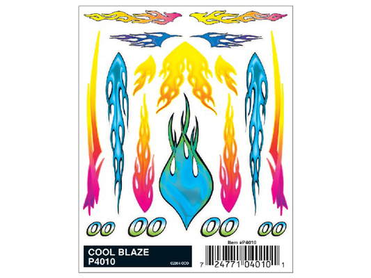 Pine Car Dry Transfer, Cool Blaze