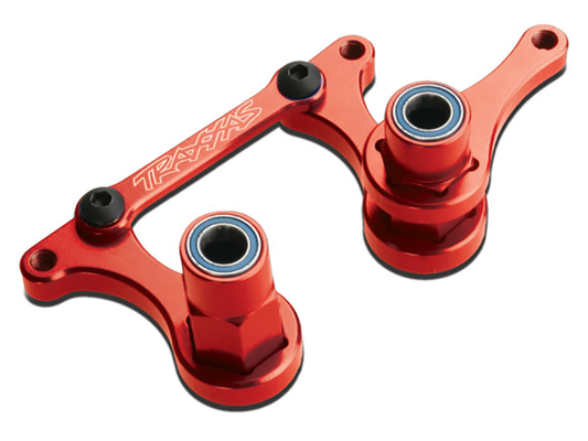 Bellcranks/Draglink Alum Red: 3743X