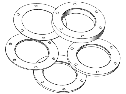 M54 Spacer Kit with 6 Holes (Set of 5)