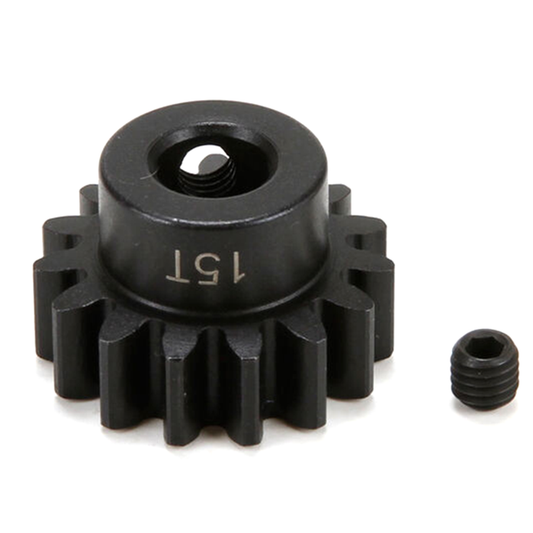 Pinion Gear, 15T, 8mm Shaft, 1.5 Mod