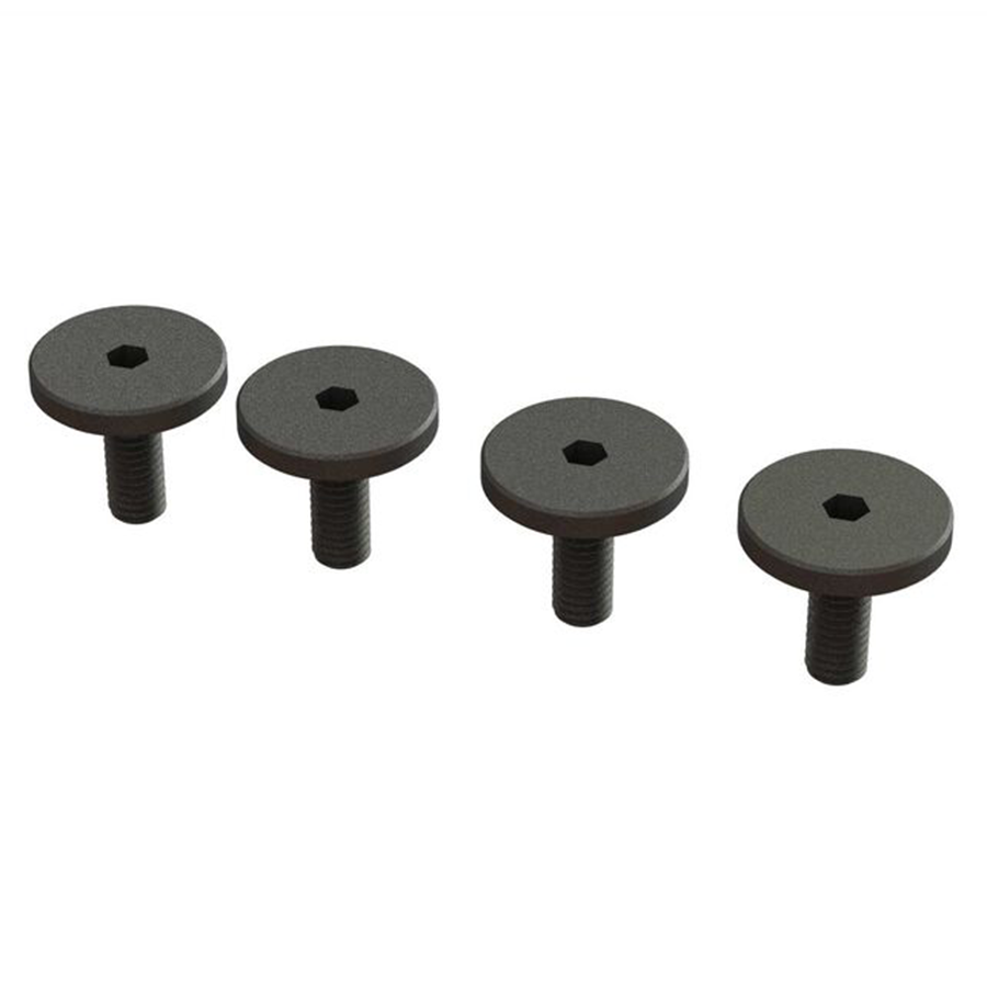 Screw M3x8mm (4) Large Head : ARA727308