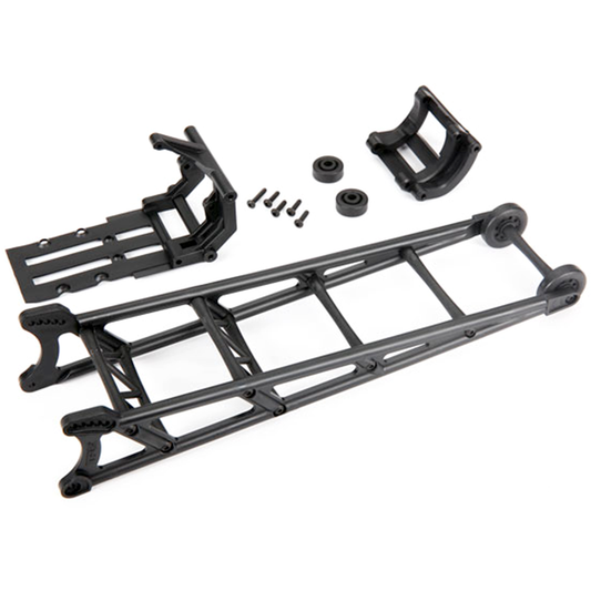 Wheelie Bar, Black, Assembled with Mounts: 9460