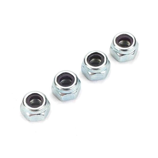 4mm Insert Lock Nuts, Nylon