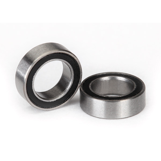 Ball Bearing, Black Rubber Sealed 5x8x2.5 (4): 5114A