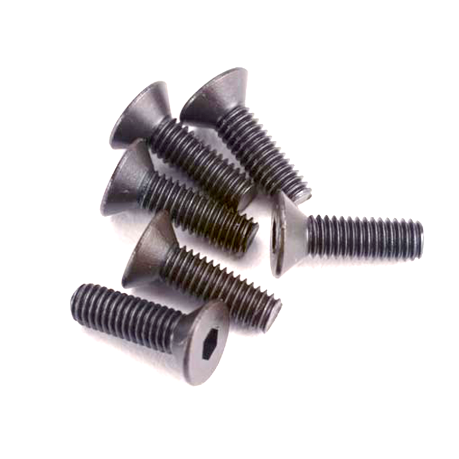 Screws, 3x10mm Countersunk Machine (Hex Drive) (6): 2551