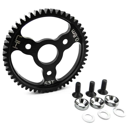 Steel Spur Gear (53T 0.8 Mod, Gunmetal), Traxxas: HRASJT253