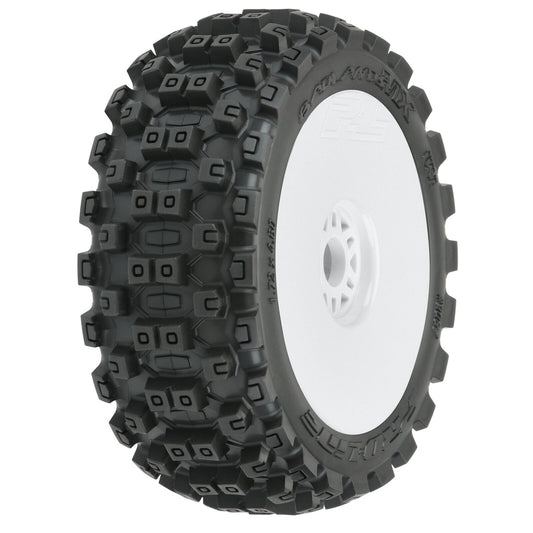 Badlands MX M2 1:8 Buggy MTD White Wheels: F/R