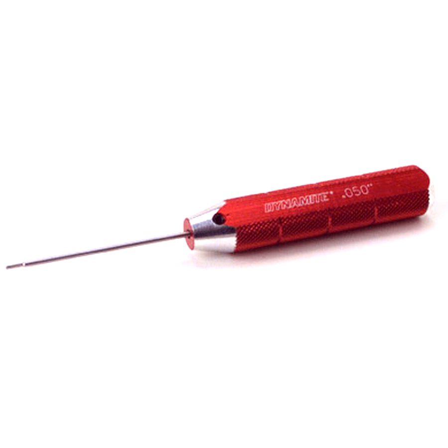 Machined Hex Driver, Red: .050"