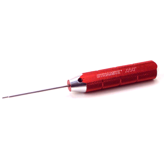 Machined Hex Driver, Red: .050"