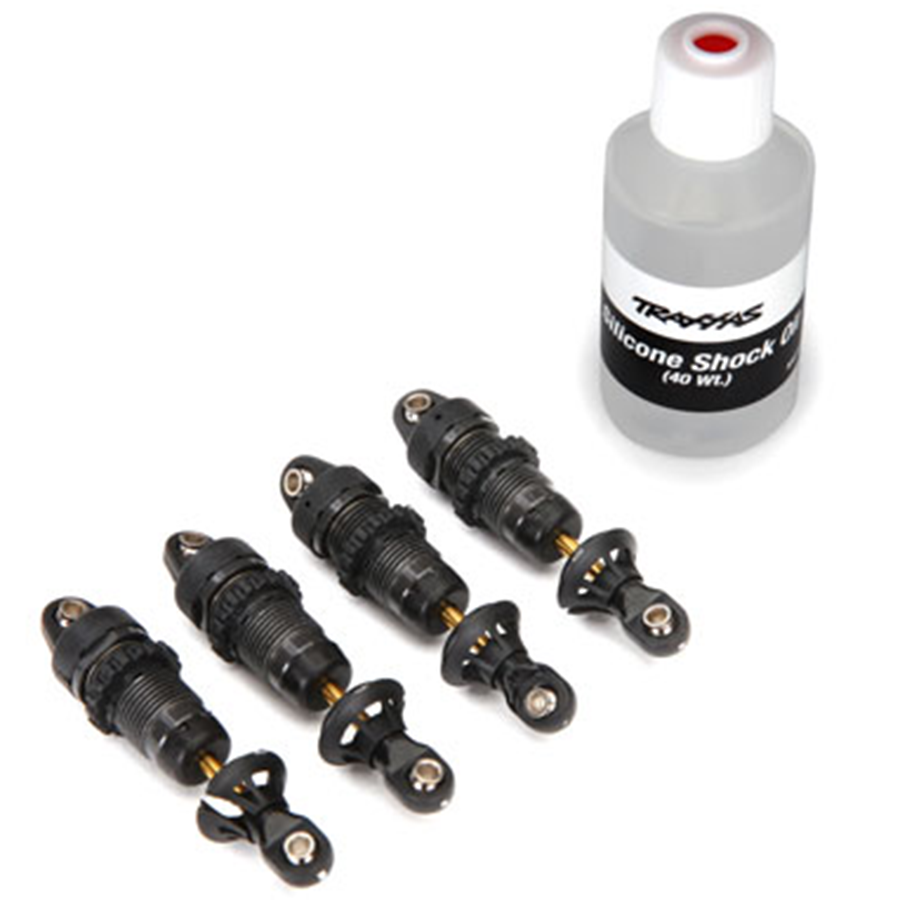 Shocks, GTR Hard Anodized w/o Springs (4):