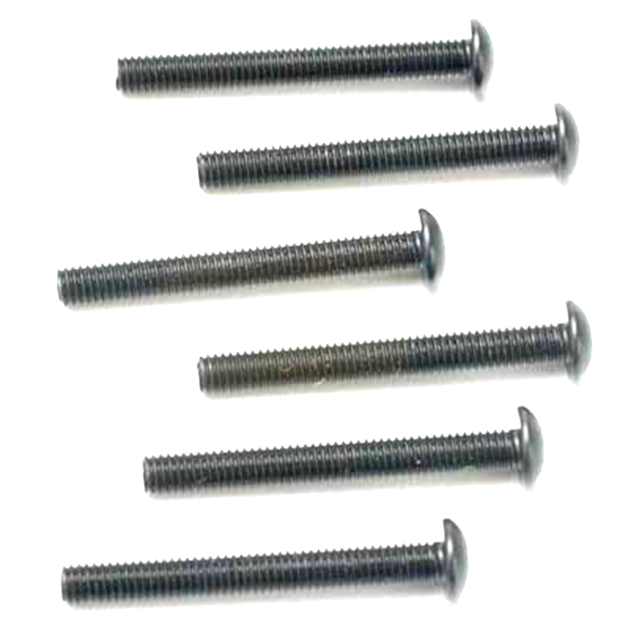 Screws, 3x25mm Button-head Machine (Hex Drive) (6): 2581