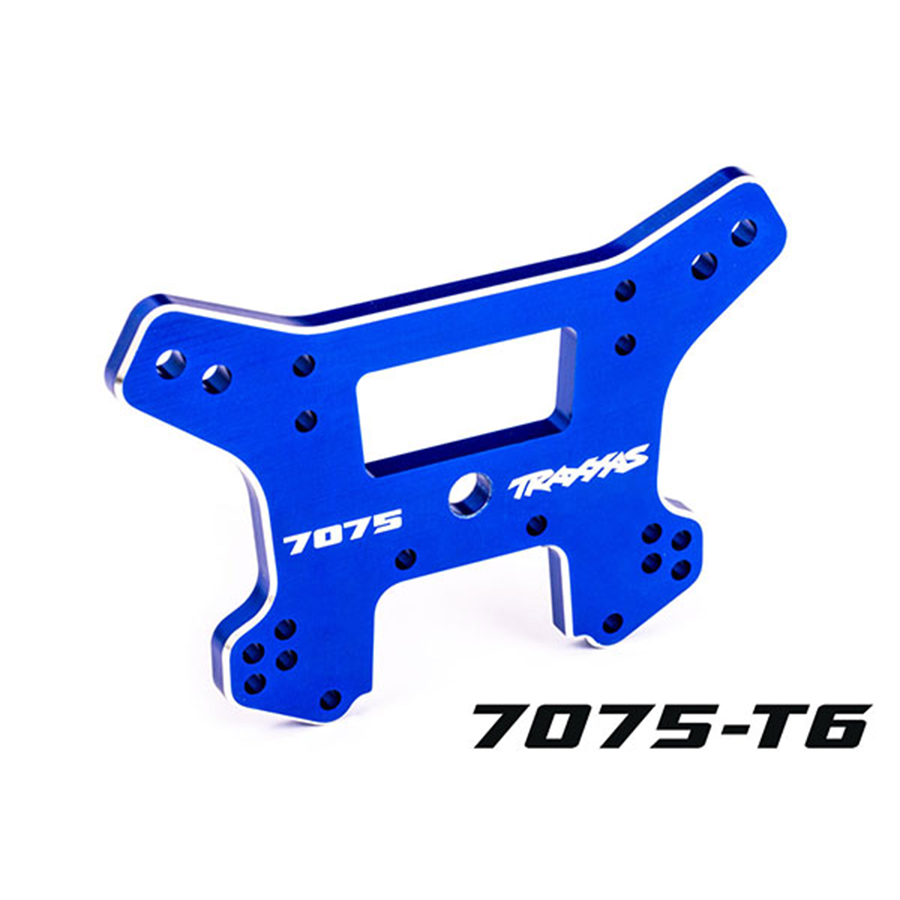 Shock Tower, Front, 7075-T6 Aluminum, Blue : Sledge