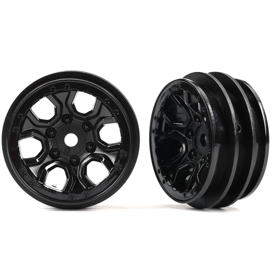 Wheels, 1.0" (Black) (2)