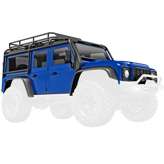 Body TRX-4M Defender, Complete, Blue: 9712-Blue