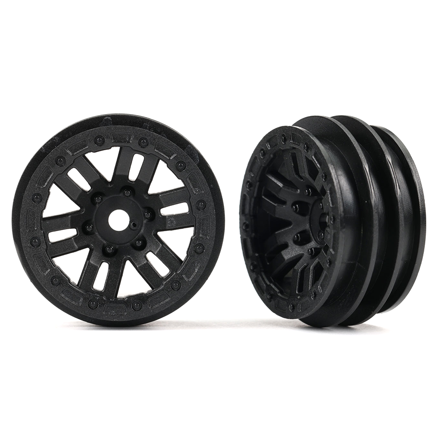 Wheels, 1.0" (Black) (2)