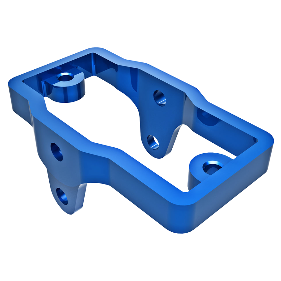 Servo Mount, 6061-T6 Aluminum, Blue: 9739-Blue