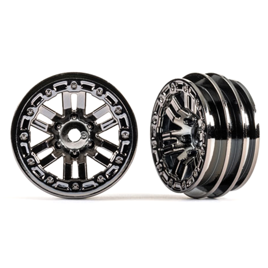 Wheels, 1.0" , Black Chrome (2)