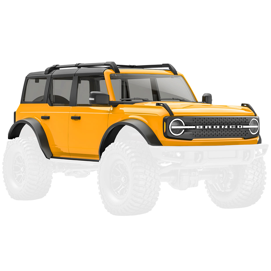 Body, 1/18 Ford Bronco, Complete, Cyber Orange: 9711-Cyber