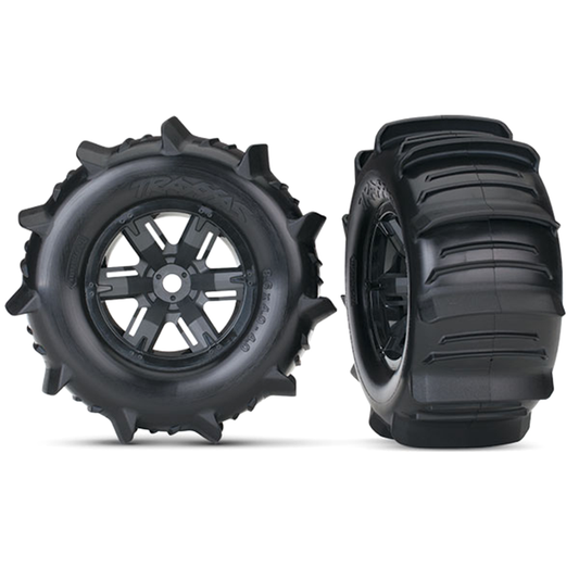 T&W X-Maxx Blk Whl/Pdl Tire: 7773