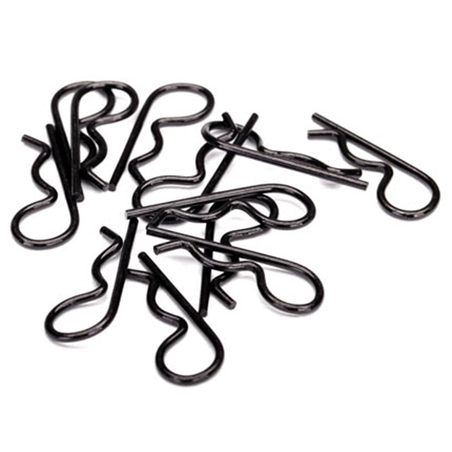 Body Clips Hd Black (12): 3934A