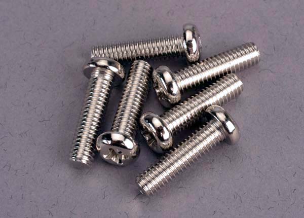 Screws, 4x15mm Roundhead Machine (6): 2573