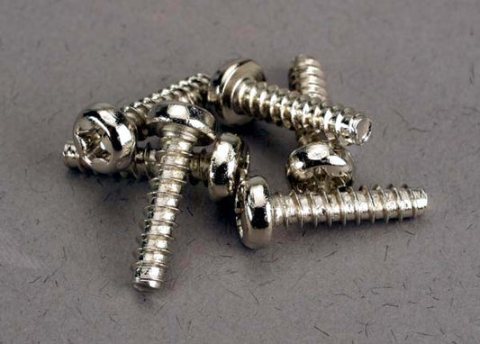 Screws, 3x12mm roundhead self-tapping (6): 2676