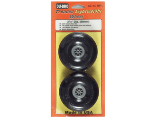 Treaded Lite Wheels, 3 1/2" (2)