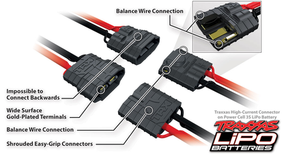 3 Cell 1400mAh 11.1V 25C LiPo Battery 2823X