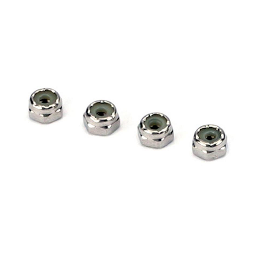 4-40 SS Lock Nuts w/Nylon Inserts (4)