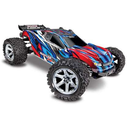 1/10 Rustler, 4WD, VXL (Requires battery & charger): Blue