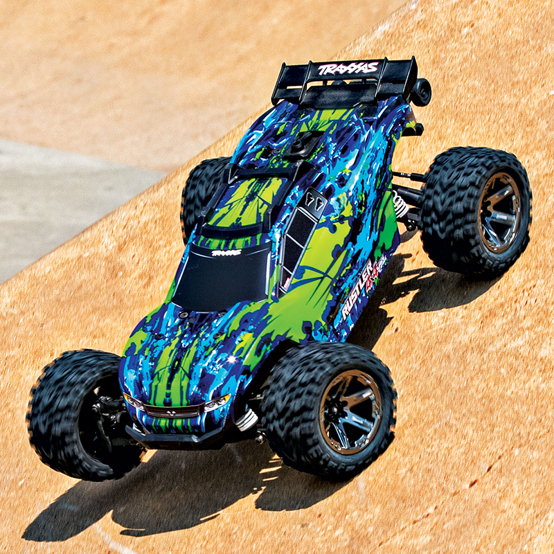 1/10 Rustler, 4WD, VXL (Requires battery & charger): Green