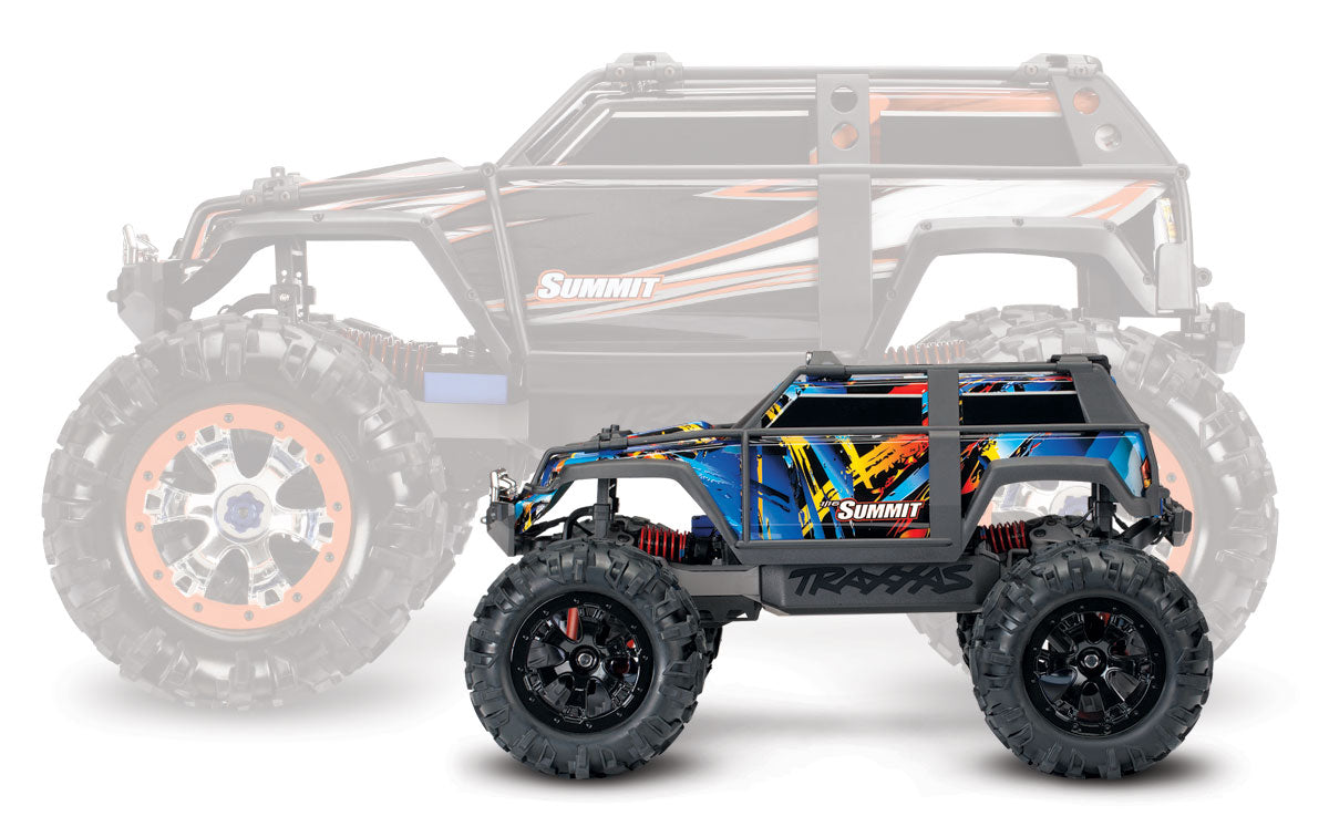 1/16 Summit, 4WD, RTR (Includes battery & charger): Rock and Roll