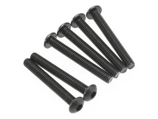 Screws, 3x23mm Buttonhead Machine (Hex Drive) (6): 2591