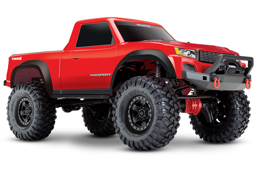 1/10 TRX-4 Sport, 4WD, RTD (Requires battery & charger) Clipless: Red