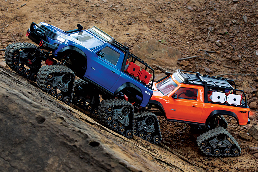 1/10 TRX-4 Traxx, 4WD, Clipless (Requires battery & charger): Blue