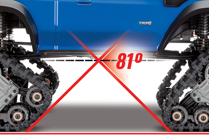 1/10 TRX-4 Traxx, 4WD, Clipless (Requires battery & charger): Blue