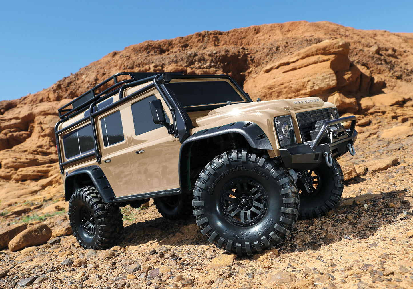 1/10 TRX-4 Defender, 4WD, RTD (Requires battery & charger): Sand