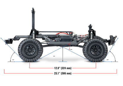 1/10 TRX-4 Defender, 4WD, RTD (Requires battery & charger): Red