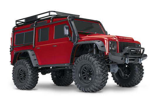 1/10 TRX-4 Defender, 4WD, RTD (Requires battery & charger): Red