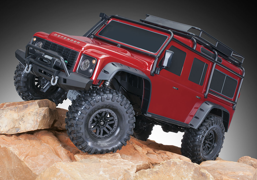 1/10 TRX-4 Defender, 4WD, RTD (Requires battery & charger): Red