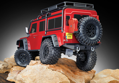 1/10 TRX-4 Defender, 4WD, RTD (Requires battery & charger): Red