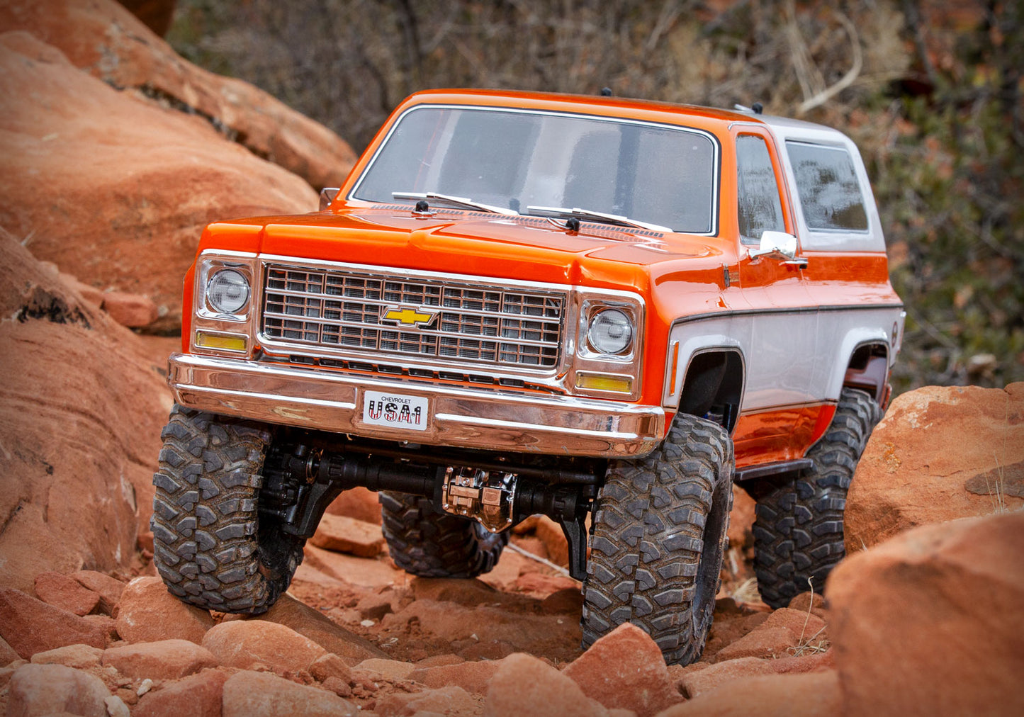 1/10 TRX-4 '79 Blazer, 4WD, RTD (Requires battery & charger): Orange